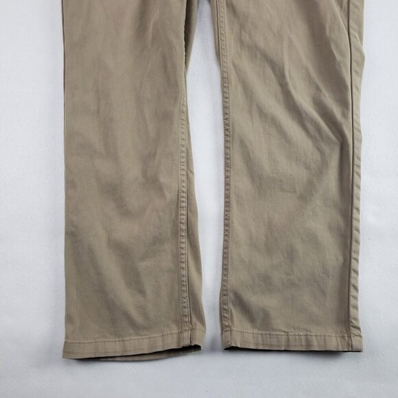 Mugsy Pull On Chino Pant Mens 40x28 Tan Flat Front Stretch Casual NO SIZE TAG - Picture 2 of 12